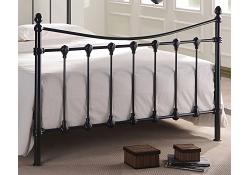 4ft Small Double Florida Black Antique Victorian Style Bed Frame 3